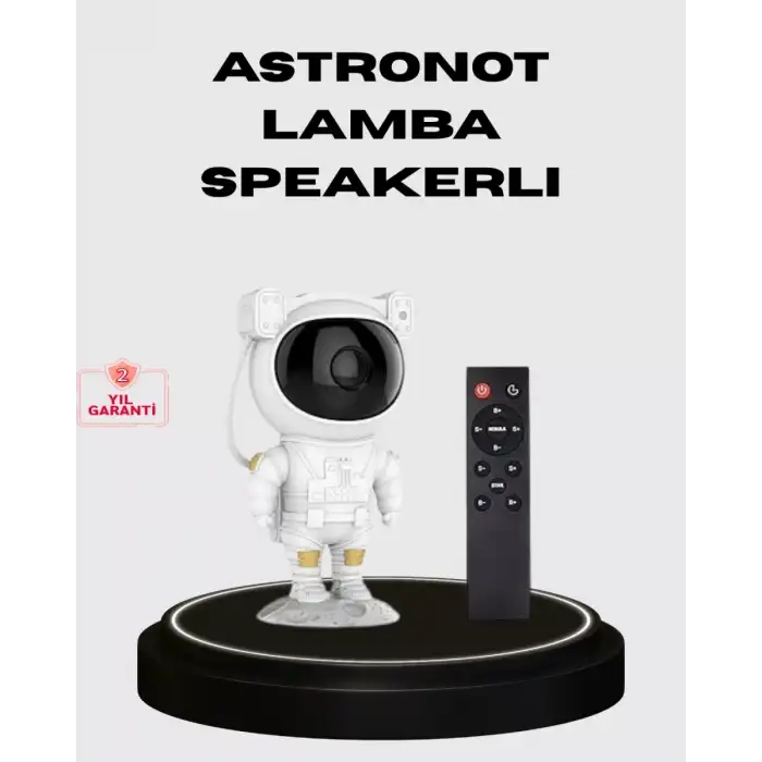 AsilTech 8 Efektli Astronot Galaxy Projektör Uzaktan Kumandalı LED Gece Lambası
