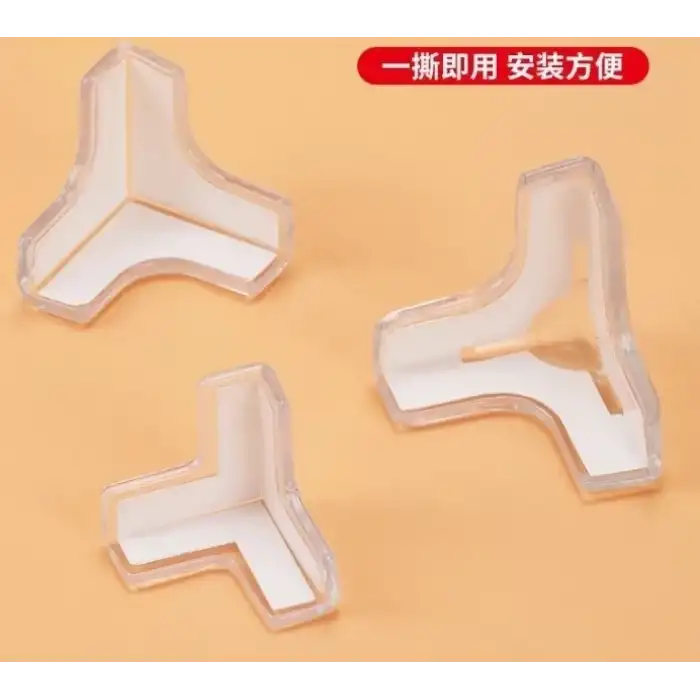 AsilTech 8li Set Silikon Şeffaf Masa Kenarı Koruma Aparatı