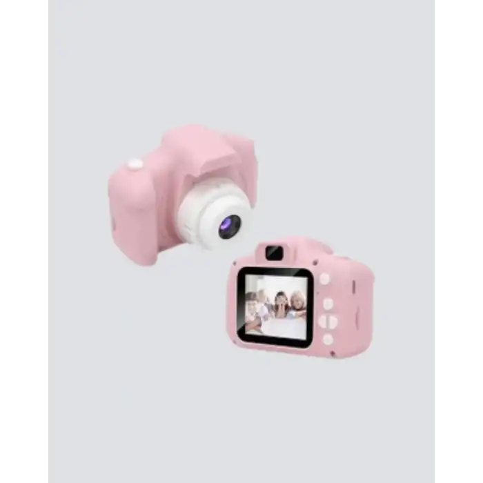 AsilTech 8 Megapiksel Mini Çocuk Kamerası HD Ekranlı Darbeye Dayanıklı ve Şarjlı