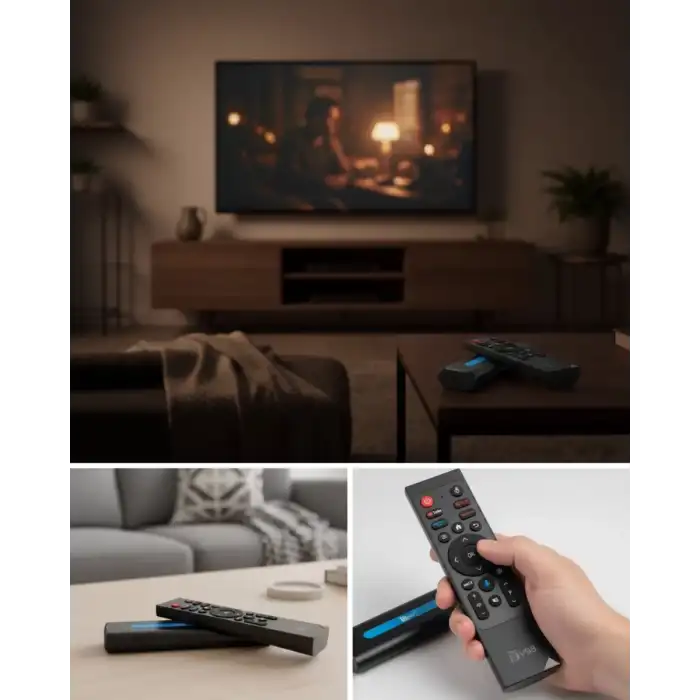 AsilTech 8K Android TV Stick Bas Konuş Destekli Güçlü Performans