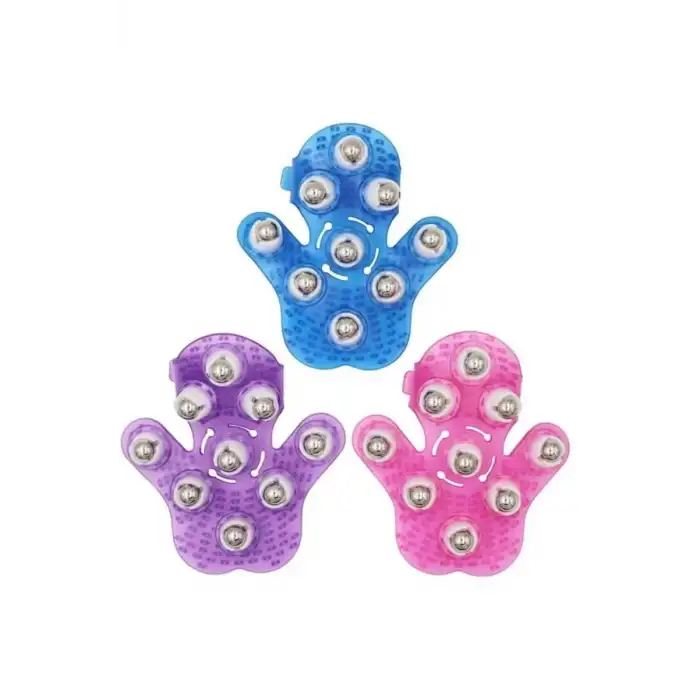 AsilTech 9 Bilyeli Masaj Eldiveni Giyilebilir Plastik Vücut Sıkılaştırıcı