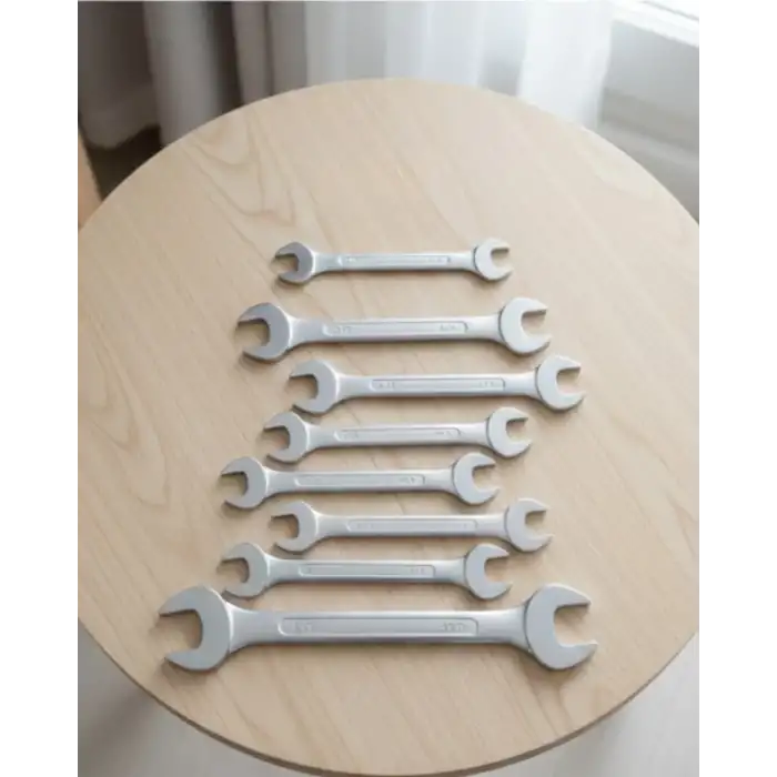 AsilTech Açık Ağız Kombine Anahtar Seti 8 Ölçü Dayanıklı Yapı