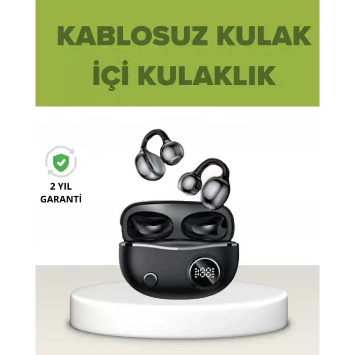 AsilTech Açık Kulak Tasarımlı Bluetooth 5.4 Kablosuz Kulaklık – Uzun Pil Ömrü