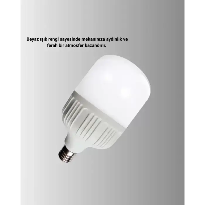 AsilTech Acil Durumlara Uygun Şarjlı Torch LED Ampul 30 Watt Yeni Nesil