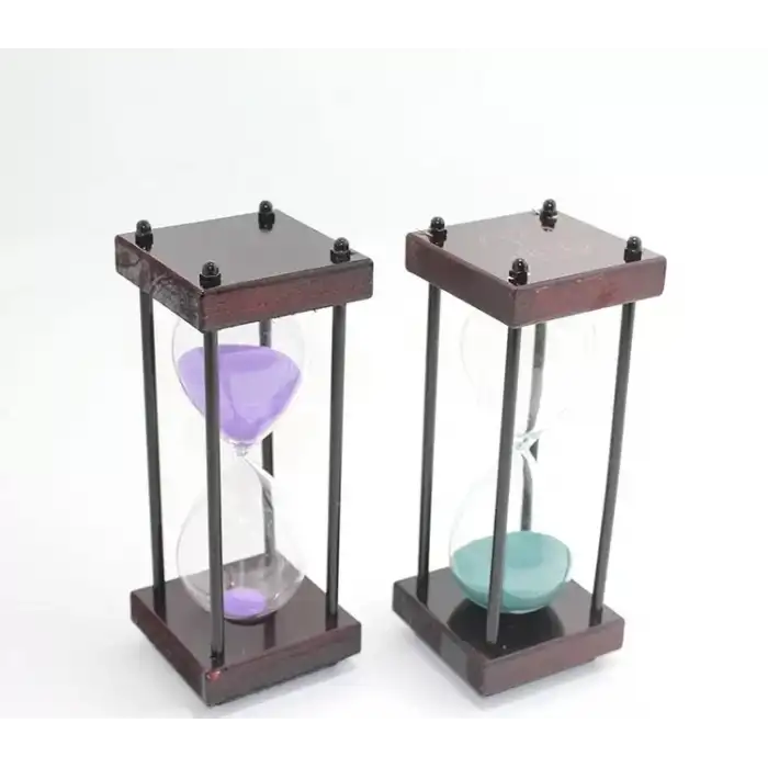 AsilTech Ahşap Kum Saati 10 DK Model 3