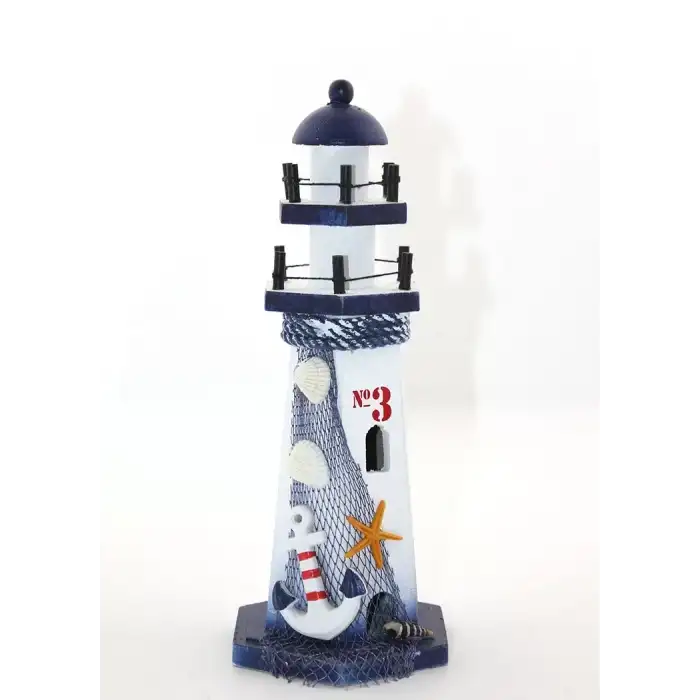 AsilTech Ahşap Marin Deniz Feneri Model 9
