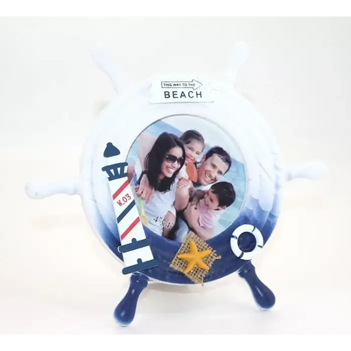 AsilTech Ahşap Marin Dümenli Çerçeve Model 2