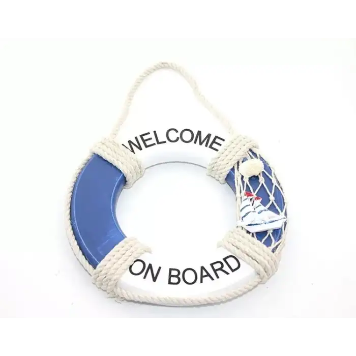 AsilTech Ahşap Marin Duvara Asmalı Simit Model 1