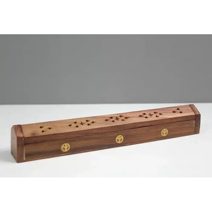 AsilTech Ahşap Maun Tabut Tütsülük Model 2