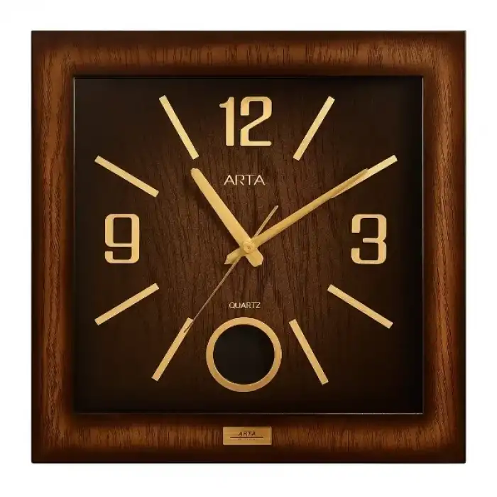 AsilTech Ahşap Tasarımlı Duvar Saati