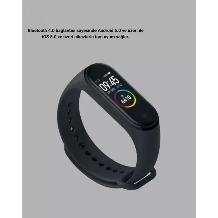 AsilTech Akıllı Bileklik 0.96 İnç Ekran Kalp Atışlı Kan Basınçlı IP67 Suya Dayanıklı