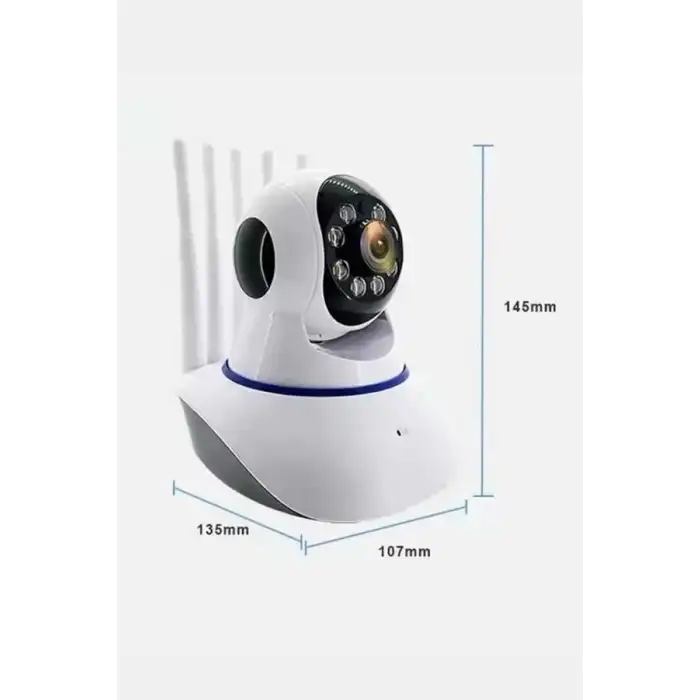 AsilTech Akıllı Gece Görüşlü Sensörlü Wifi Kamera Telefondan Takip Edilebilir