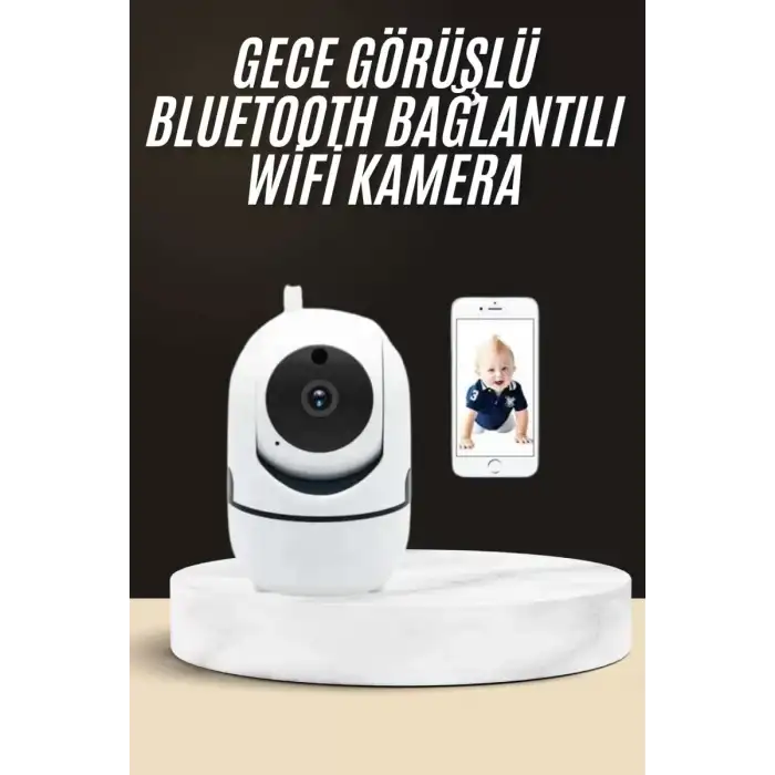 AsilTech Akıllı Güvenlik Kamerası HD Görüntü Kalitesi Hareket Algılama Wifi Kamera