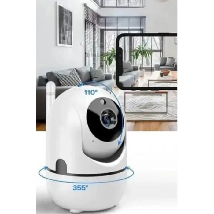 AsilTech Akıllı Güvenlik Kamerası HD Görüntü Kalitesi Hareket Algılama Wifi Kamera