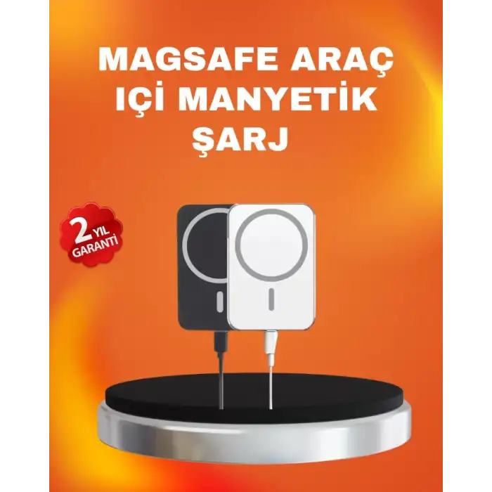 AsilTech Akıllı Koruma Sistemli MagSafe Araç Tutucu iPhone 12/13/14 Uyumlu