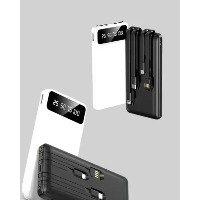 AsilTech Akıllı LCD Ekranlı 20.000mAh Powerbank PD + USB + Type-C Yeni Nesil