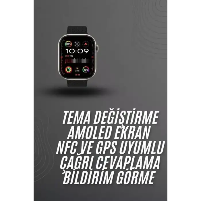 AsilTech Akıllı saat 2.02 inch Nabız Ölçer Arama Konuşma Müzik Dinleme