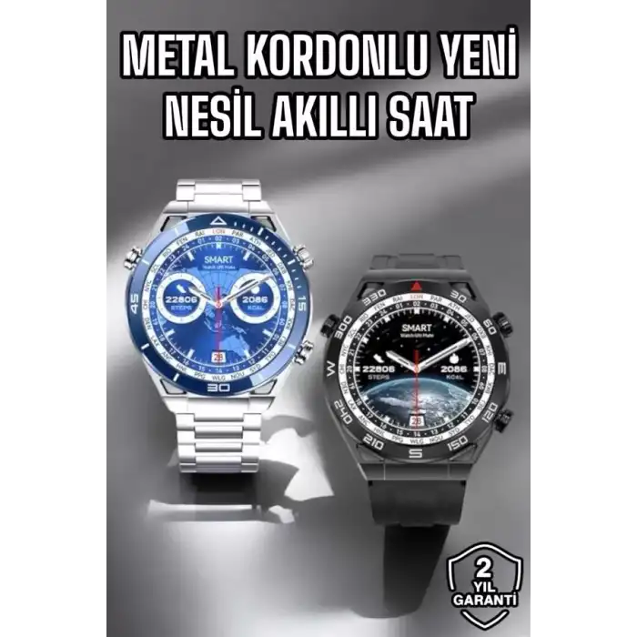 AsilTech Akıllı Saat 2024 Model Arama Cevaplayan Uyku ve Sağlık Takibi