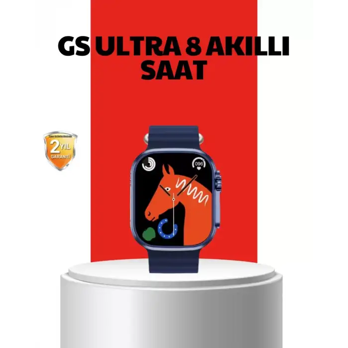 AsilTech Akıllı Saat 360 mAh Çoklu Spor Modlu Lacivert Siyah Kordon
