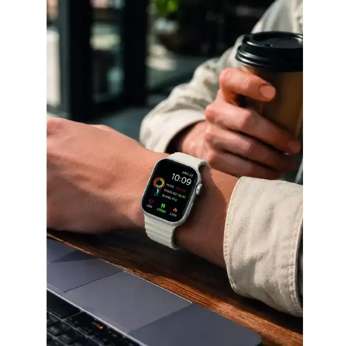 AsilTech Akıllı Saat 7 Kordonlu Bluetooth Aramalı Nabız ve Dokunmatik Akıllı Saat