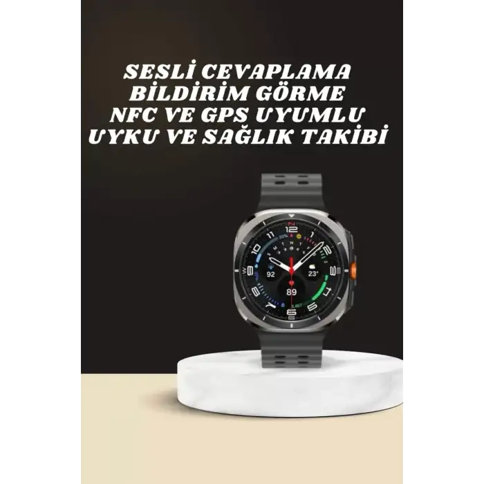 AsilTech Akıllı Saat Amoled Ekran Bluetooth Bağlantılı Sağlık Takibi GPS Uyumlu