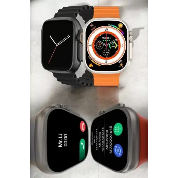 AsilTech Akıllı Saat Android Ve İOS Uyumlu Arama Cevaplayan Dokunmatik Ekran