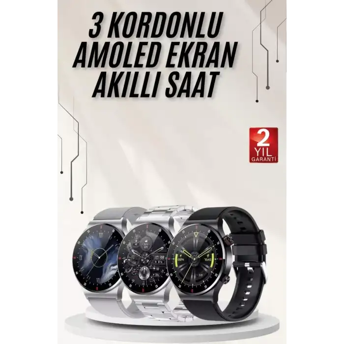 AsilTech Akıllı Saat Arama Cevaplama Müzik Dinleme GPS Takibi