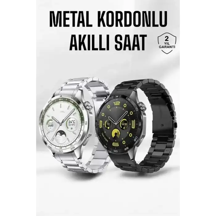 AsilTech Akıllı Saat Bildirim Görme Amoled Ekran GPS Uyumlu Sesli Görüşme