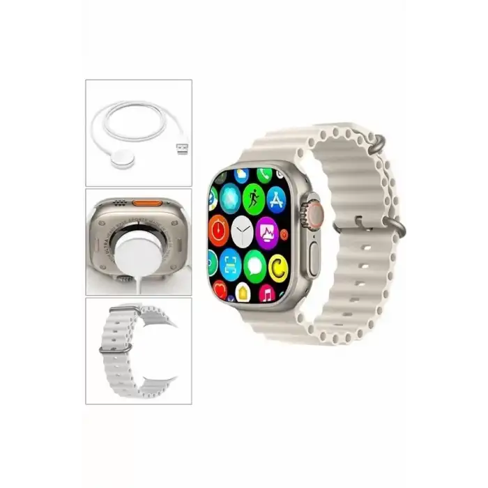 AsilTech Akıllı Saat Bleutooth Bağlantılı Akıllı Saat Amoled Ekran 49 MM