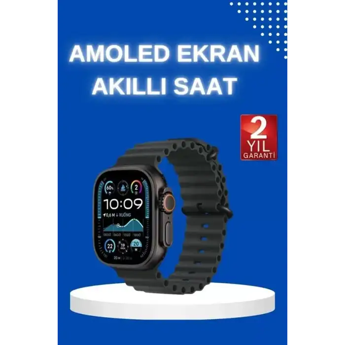 AsilTech Akıllı Saat Bluetooth Bağlantılı NFC ve GPS Uyumlu Nabız Ölçer Sesli Görüşme Yeni Nesil