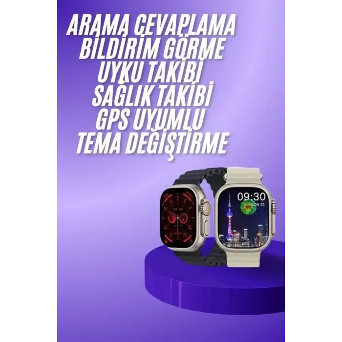 AsilTech Akıllı Saat Bluetooth Bağlantılı Uyku ve Sağlık Takibi