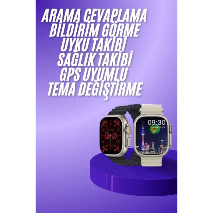 AsilTech Akıllı Saat Bluetooth Bağlantılı Uyku ve Sağlık Takibi