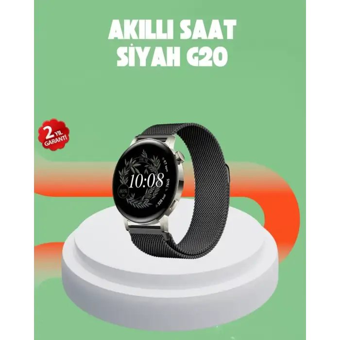 AsilTech Akıllı Saat – Dokunmatik Ekran, Kalp Atışı ve Spor Takibi