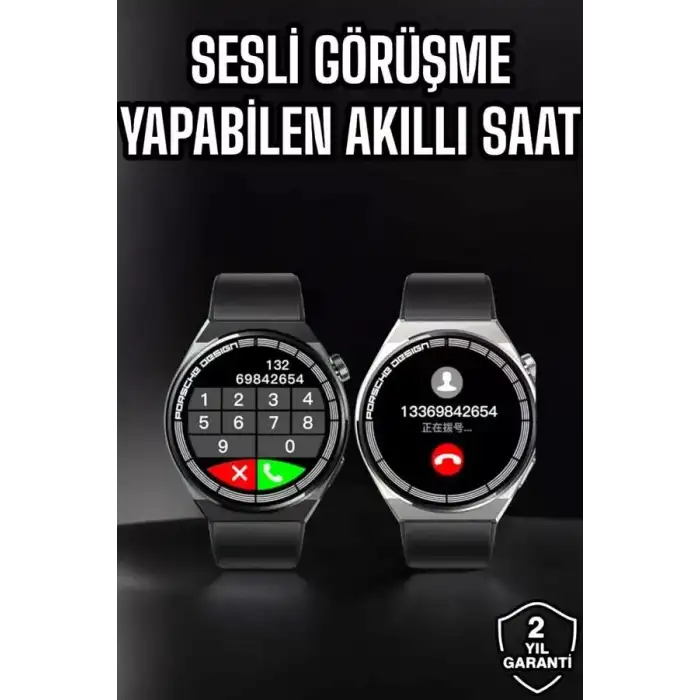 AsilTech Akıllı Saat Nabız Sensörlü Bildirim Görebilen Spor Modları GPS Takibi Yeni Nesil