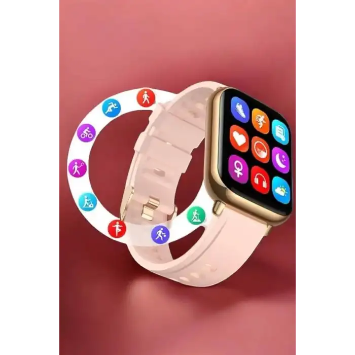 AsilTech Akıllı Saat Sesli Görüşme Bildirim Görme Uyku ve Sağlık Takibi