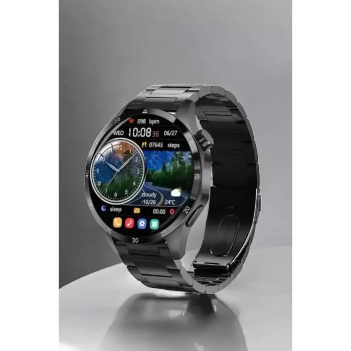 AsilTech Akıllı Saat Sesli Görüşme, NFC Uyumlu, Bildirim Görme ve Uyku ve Sağlık Takibi