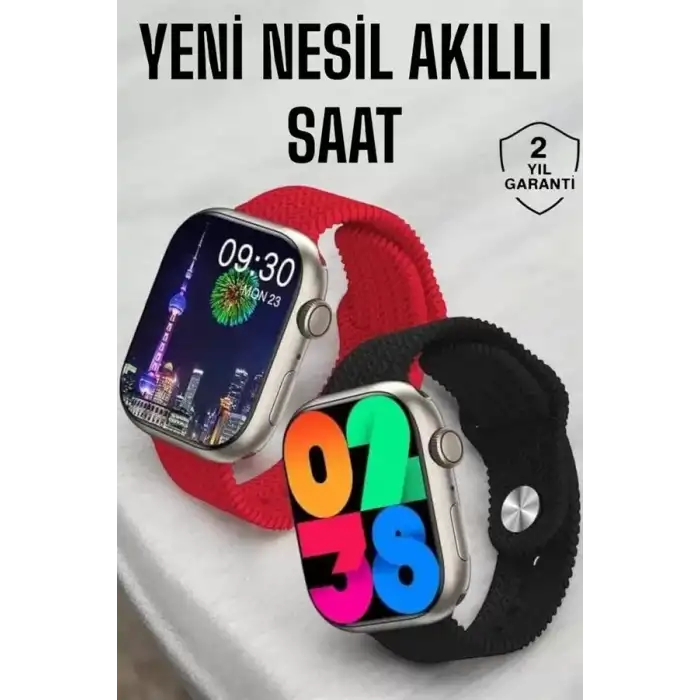 AsilTech Akıllı Saat Tema Değiştirme Uyku ve Sağlık Takibi Bluetooth Bağlantılı