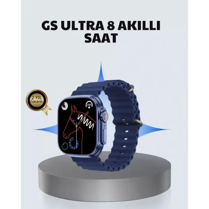 AsilTech Akıllı Saat Ultra  2.05 IPS Ekran Bluetooth Aramalı Spor Modlu
