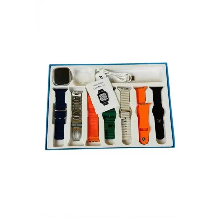 AsilTech Akıllı Saat Unisex Akıllı Saat Çoklu Kordon Seçeneği Çelik Kordon Plastik Kordon