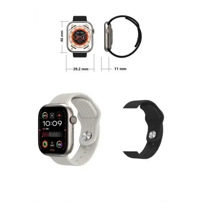 AsilTech Akıllı Saat Uyku ve Sağlık Takibi GPS Uyumlu Tema Değiştirme