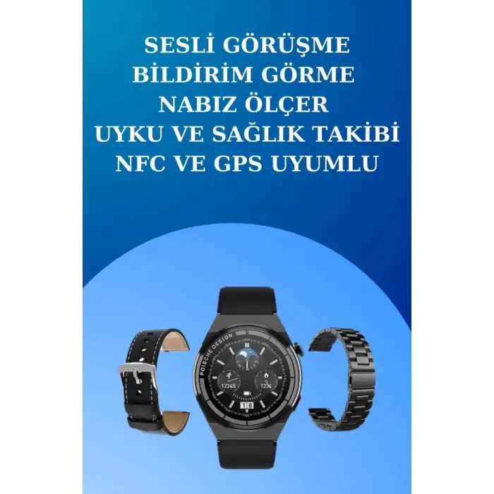 AsilTech Akıllı Saat ve Kulaklık Seti Dokunmatik Ekran 5.0 Bluetooth Bağlantılı Sesli Görüşme