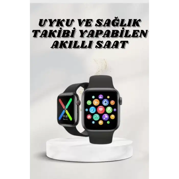 AsilTech Akıllı Saat Wireless Şarj Yüksek Çözünürlüklü Müzik Dinleme Sesli Cevaplama