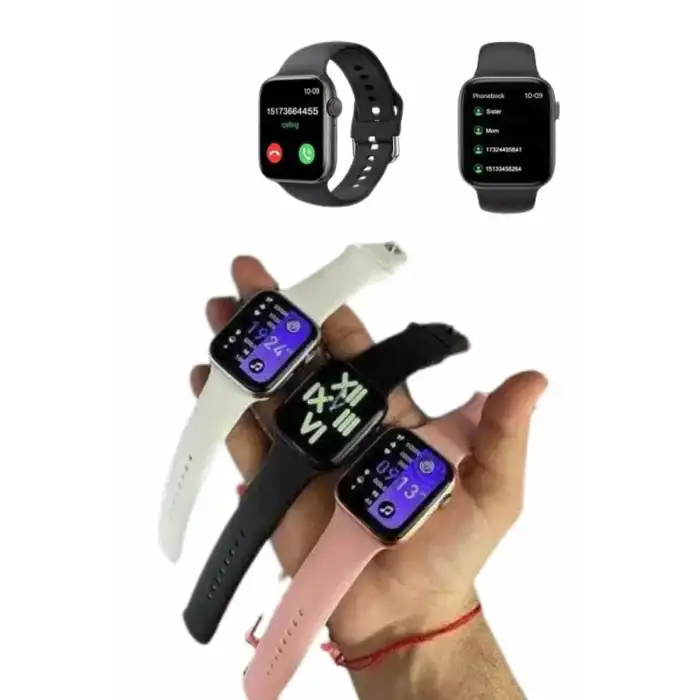 AsilTech Akıllı Saat Yeni Nesil Android ve İOS Uyumlu Titreşim Modlu Alarm Kronometre