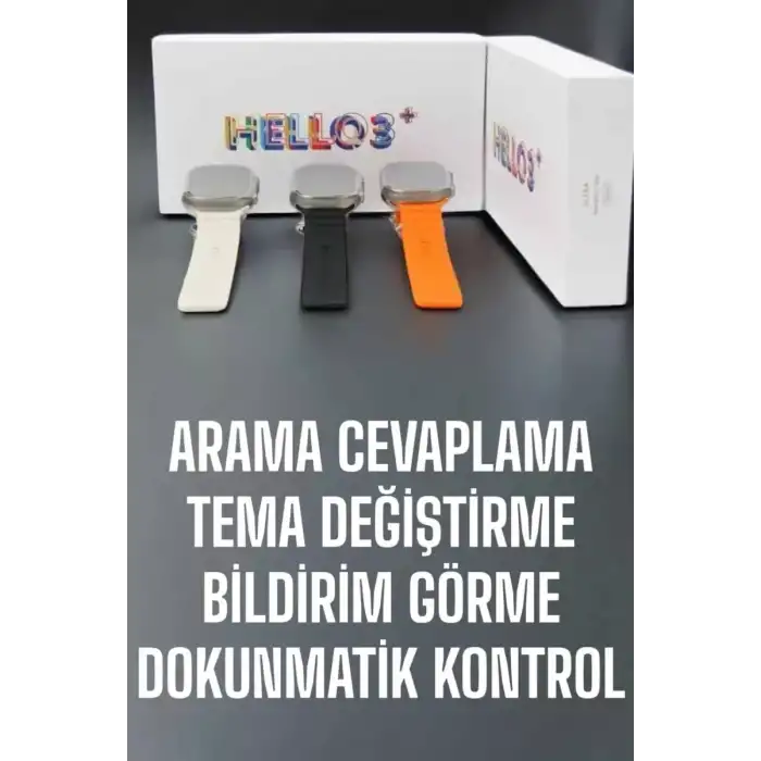 AsilTech Akıllı Saat Yeni Nesil Sesli Asistan Uyku ve Sağlık Takibi Adımsayar