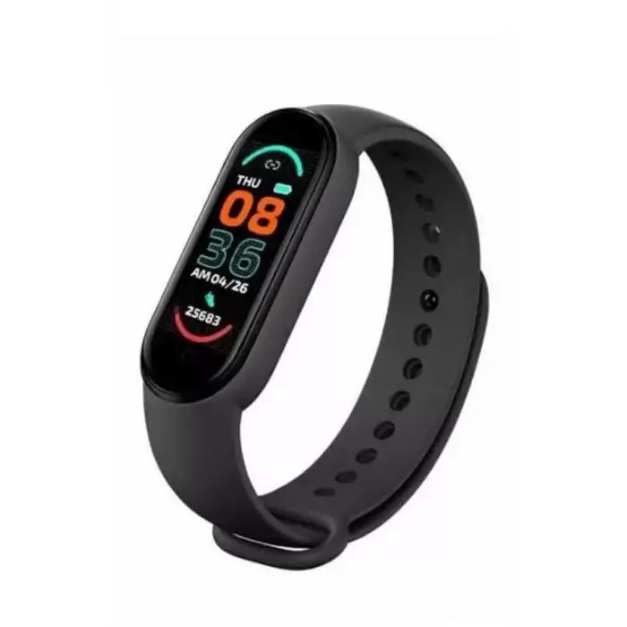 AsilTech Akıllı Uyumlu Bileklik M6 Adımsayar Spor Modları Çağrı Görme Türkçe Menü