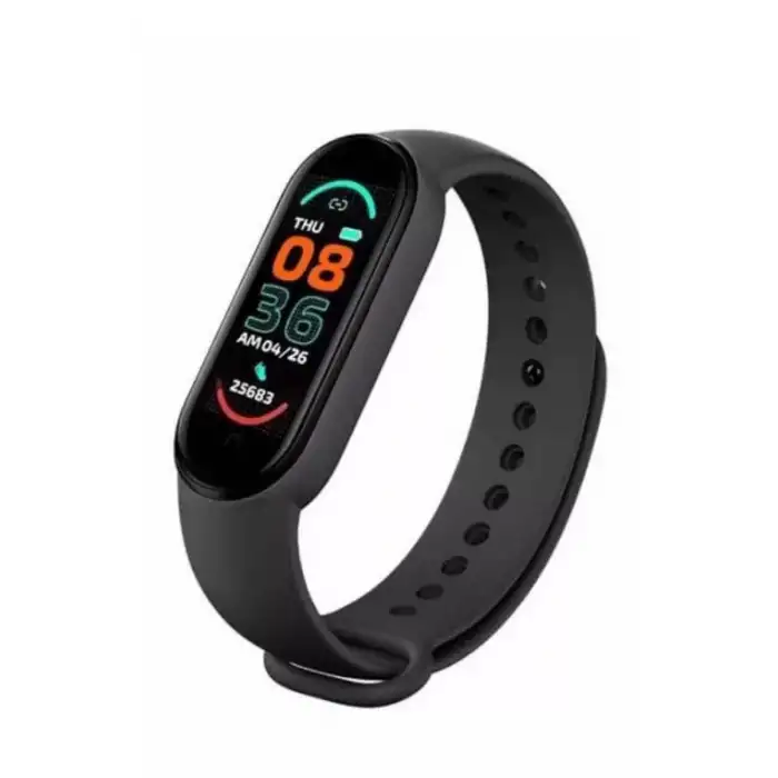 AsilTech Akıllı Uyumlu Bileklik M6 Adımsayar Spor Modları Çağrı Görme Türkçe Menü