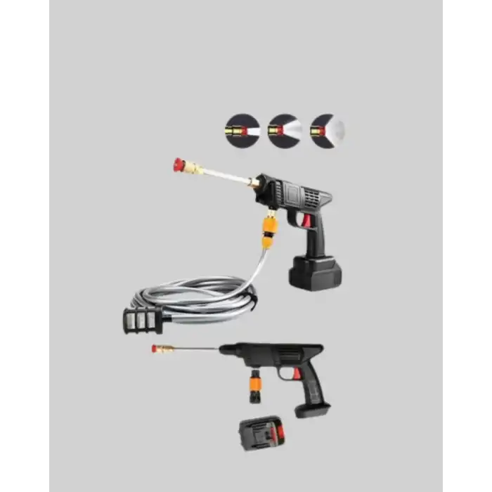 AsilTech Akülü Araba Yıkama Makinesi 21V Güçlü Basınçlı ve Çift Akülü Taşınabilir