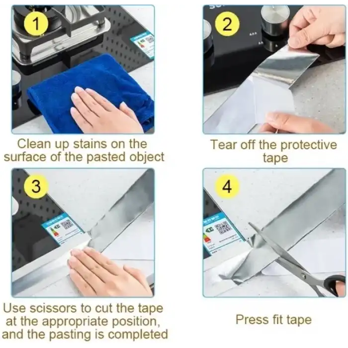 AsilTech Alüminyum Su Sızdırmaz Yanmaz Bant