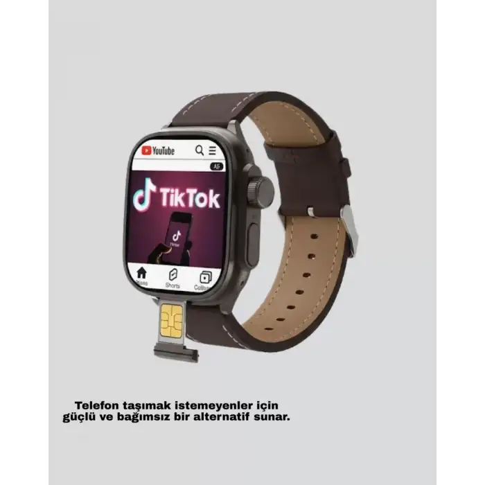 AsilTech AMOLED Ekranlı Akıllı Saat WhatsApp TikTok YouTube