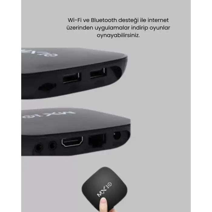 AsilTech Android 4K TV Box – Wi-Fi, Bluetooth, Dolby Ses, 60 FPS Ultra HD